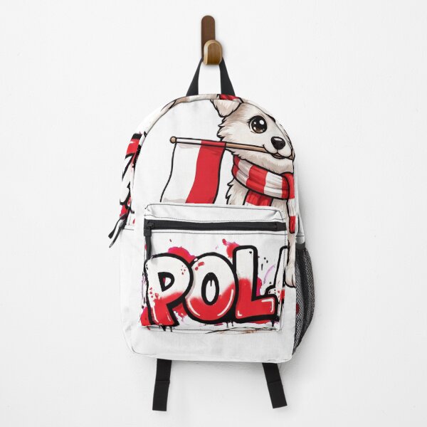 Item preview, Poland Graffiti Husky Polish Flag Scarf designed and sold by Surviving Monday Club.