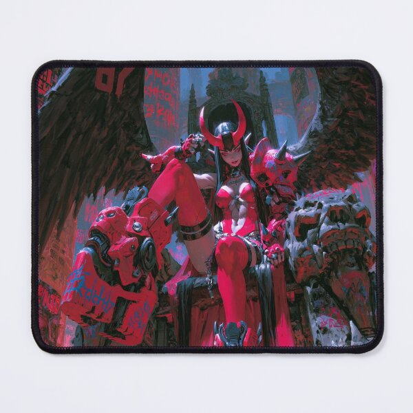 Item preview, Oni Queen - Cyberpunk Sci Fi Anime art designed and sold by Delerat7.