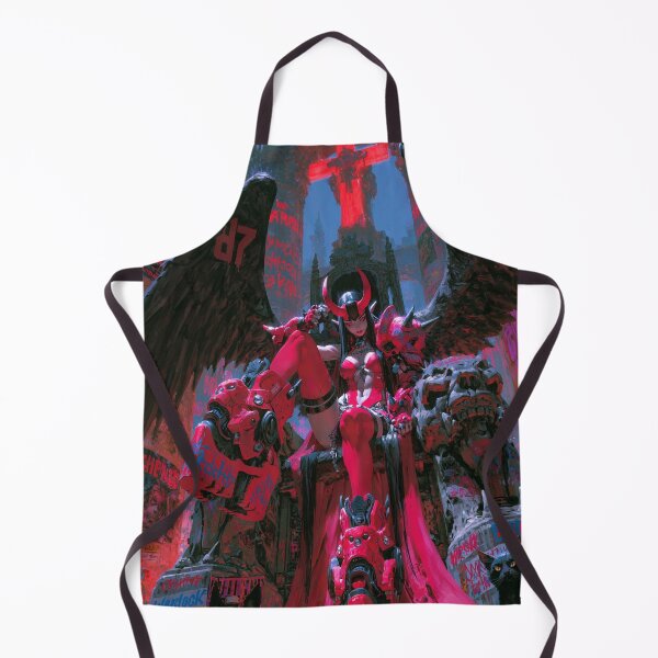 Item preview, Oni Queen - Cyberpunk Sci Fi Anime art designed and sold by Delerat7.