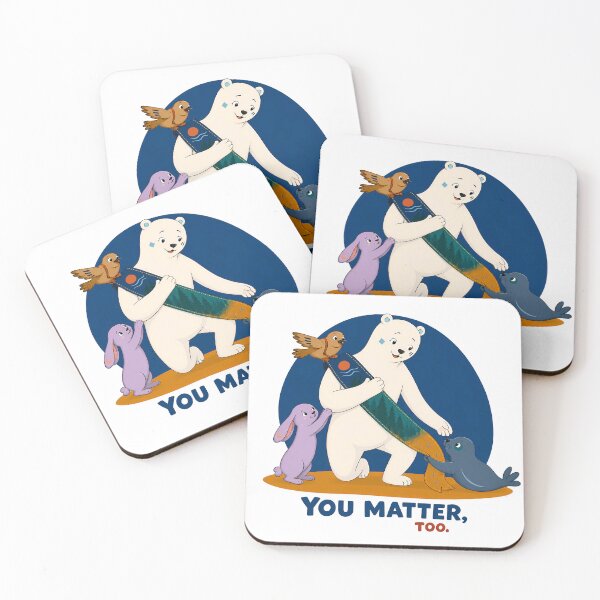 Item preview, You Matter Too Polar Bear Hiking Team designed and sold by LazyPaw Design.