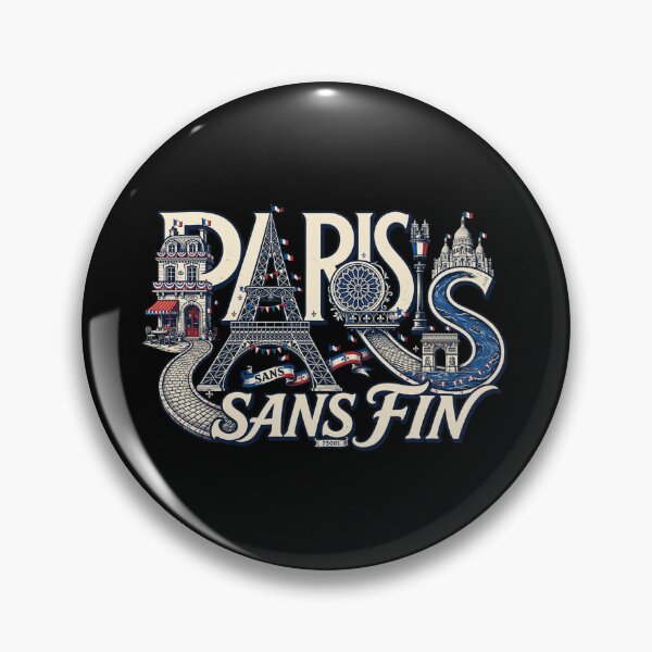 Item preview, Paris Sans Fin Design, French Paris Artwork, Parisian Vintage Graphic, Paris France, French Culture Art, City of Light, Paris Travel Gift, Parisian Style, France Artwork designed and sold by Typologystudios.