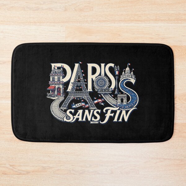 Item preview, Paris Sans Fin Design, French Paris Artwork, Parisian Vintage Graphic, Paris France, French Culture Art, City of Light, Paris Travel Gift, Parisian Style, France Artwork designed and sold by Typologystudios.