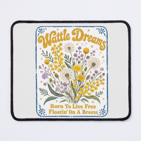 Item preview, Wattle Dreams Born To Live Free Floatin On A Breeze Australian Native Wildflower designed and sold by Yellowriversss.