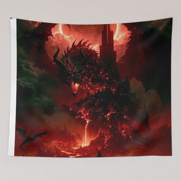 Item preview, Inferno - Epic Dark Fantasy Dragon art designed and sold by Delerat7.