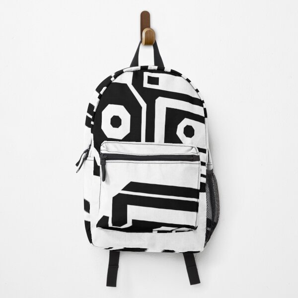 Item preview, Retro Boombox Geometric Black and White Design designed and sold by matybrak.