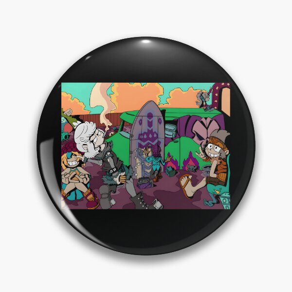 Item preview, Colorful Cartoon Characters in a Vibrant Scene designed and sold by Fibi-studio.