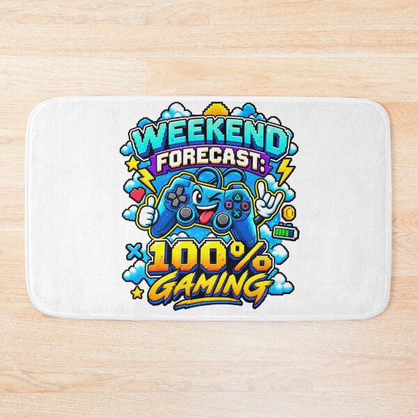 Item preview, Weekend Forecast: 100% Gaming designed and sold by Foxglow Studio.