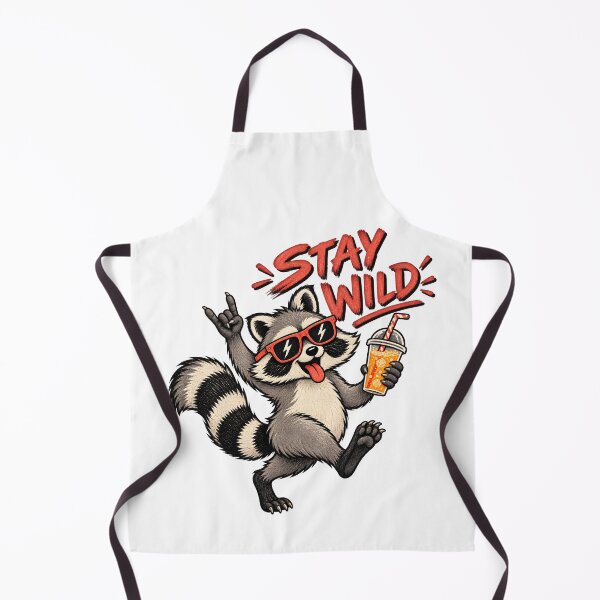 Item preview, Stay Wild Raccoon designed and sold by ChocoMellowCo.