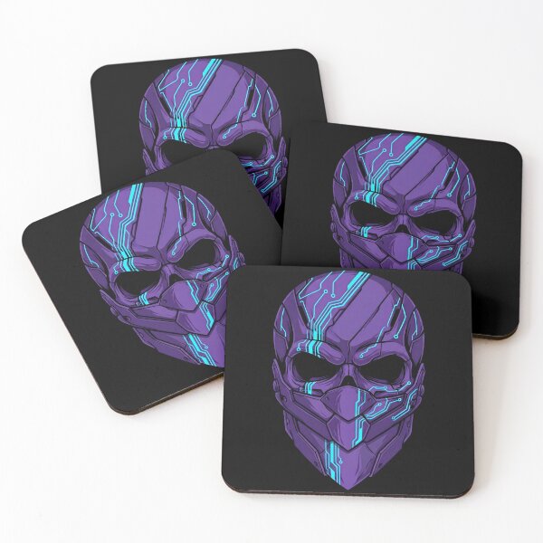 Item preview, Purple Circuit Cybernetic Mask designed and sold by MarCinu Art.