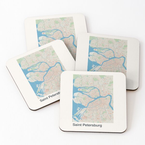 Item preview, Saint Petersburg Minimalistic Map Art designed and sold by MapsNerd.