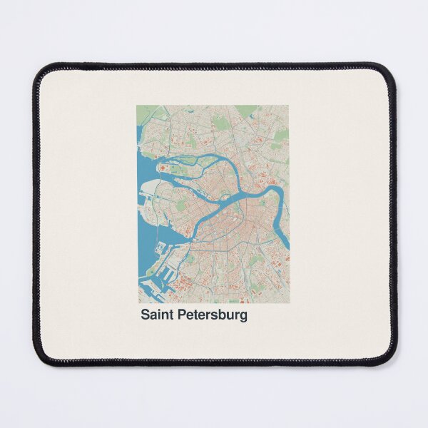 Item preview, Saint Petersburg Minimalistic Map Art designed and sold by MapsNerd.