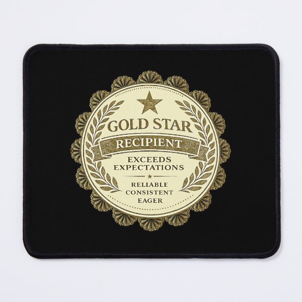 Item preview, good girl / good boy Covert - Gold Star Recipient designed and sold by Laymela Fet Shop.