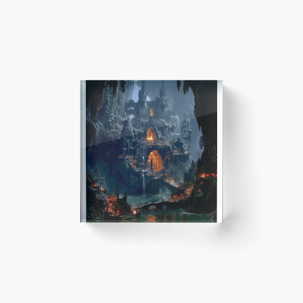 Item preview, Underdark Castle - Epic Dark Fantasy art designed and sold by Delerat7.
