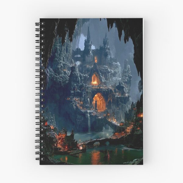Item preview, Underdark Castle - Epic Dark Fantasy art designed and sold by Delerat7.