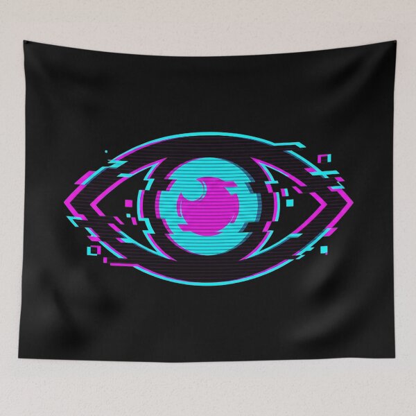 Item preview, Glitch Cybernetic Neon Eye designed and sold by MarCinu Art.