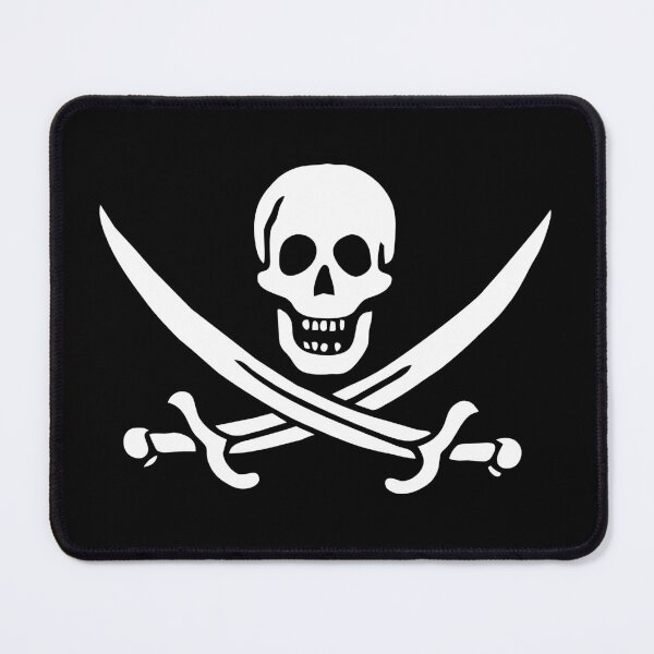 Item preview, Crossed Swords Jolly Roger designed and sold by RawDigitalShop.