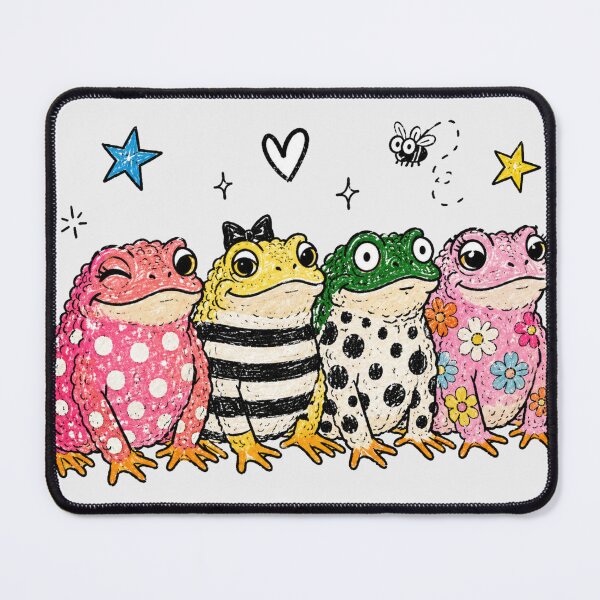 Item preview, Colorful Toad Squad Cute Australia Frog Friends Girl Trip designed and sold by Yellowriversss.