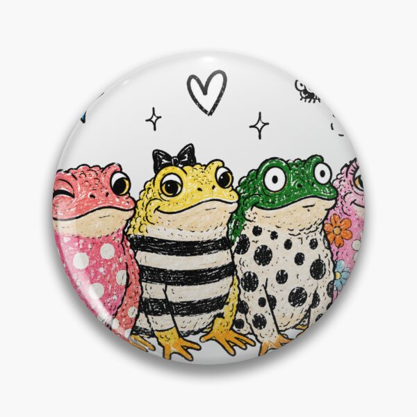 Item preview, Colorful Toad Squad Cute Australia Frog Friends Girl Trip designed and sold by Yellowriversss.