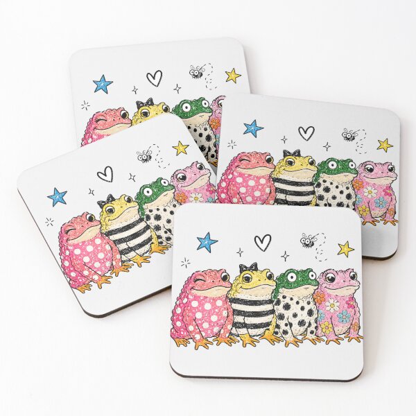Item preview, Colorful Toad Squad Cute Australia Frog Friends Girl Trip designed and sold by Yellowriversss.