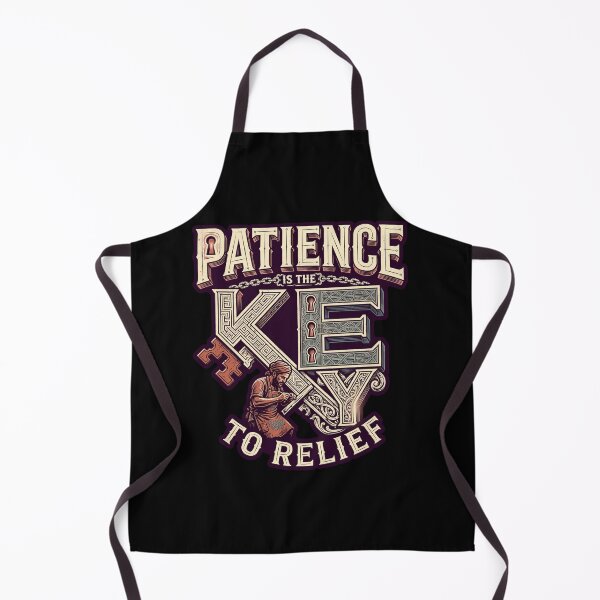 Item preview, Patience Is the Key to Relief, Patience Quote, Inspirational Wisdom, Motivational Saying, Life Lesson, Positive Mindset, Perseverance Quote, Islamic Inspired Wisdom designed and sold by Typologystudios.