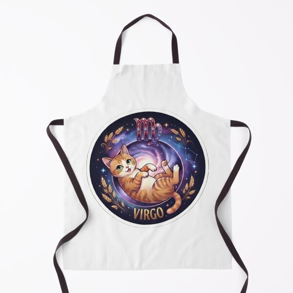Item preview, Virgo Cute Cat Zodiac Astrological Sign Space Galaxy Kitten designed and sold by PetalsPaws.