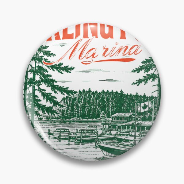 Item preview, Sterling Point Marina – Muskoka Summer Vintage Lake Life Design designed and sold by reader of books.