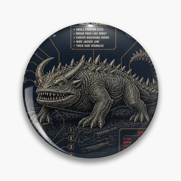 Item preview, Hodag Blueprint Art designed and sold by SunnyDesign82.