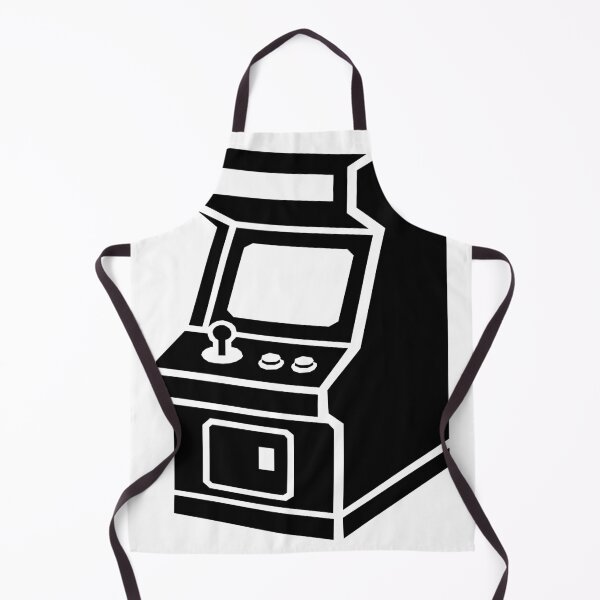 Item preview, Retro Arcade Machine Geometric Black and White Design designed and sold by matybrak.