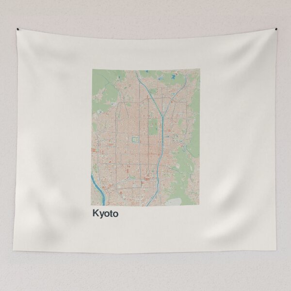 Item preview, Kyoto Minimalistic Map Art designed and sold by MapsNerd.