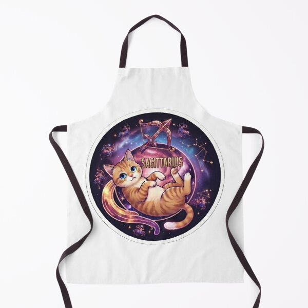 Item preview, Sagittarius Cute Cat Zodiac Astrological Sign Space Galaxy Kitten designed and sold by PetalsPaws.