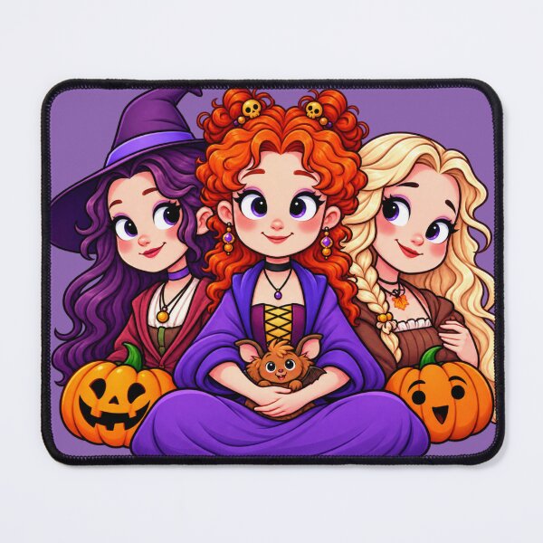 Item preview, Cute Hocus Pocus Witches Halloween Chibi Magic. designed and sold by Anime-Clothes1.