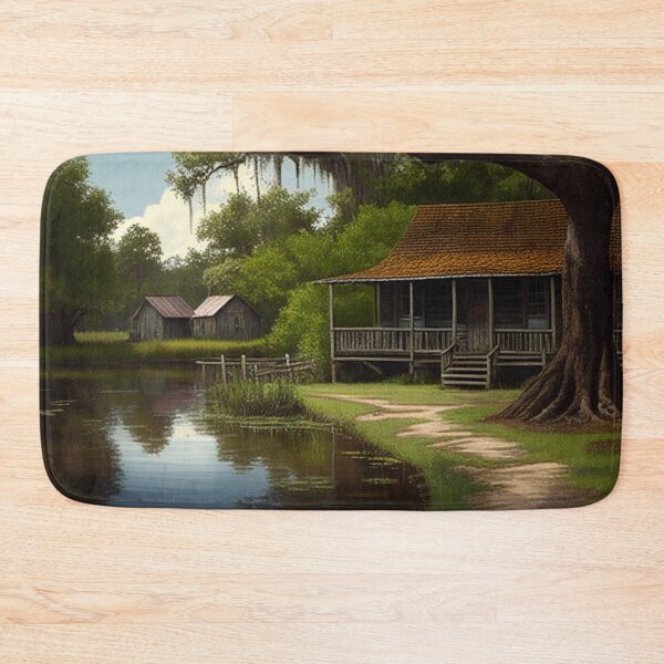 Item preview, Louisiana Bayou Cabin – Atchafalaya Cajun Art designed and sold by GSizzle1.