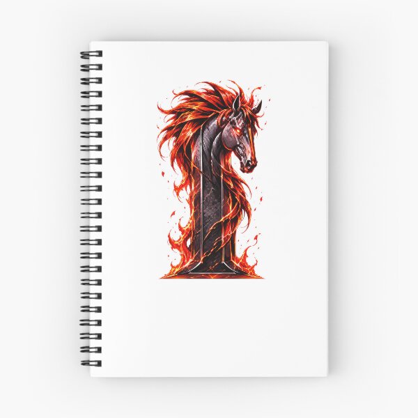 Item preview, Embermane Ironstride: The Year of the Horse Letter I designed and sold by BlissBlvdShop.