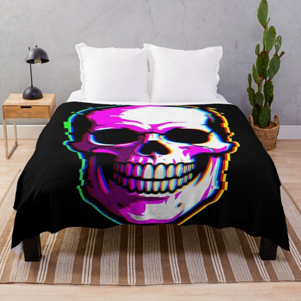 Item preview, Chromatic Glitch Cyber Skull designed and sold by MarCinu Art.
