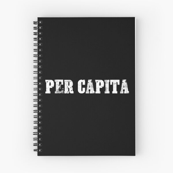 Item preview, Per Capita (white text) designed and sold by muskitt.