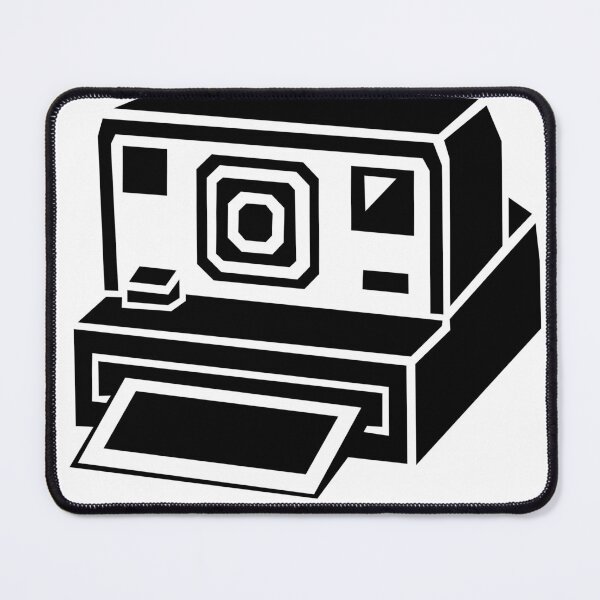 Item preview, Retro Instant Camera Geometric Black and White Design designed and sold by matybrak.