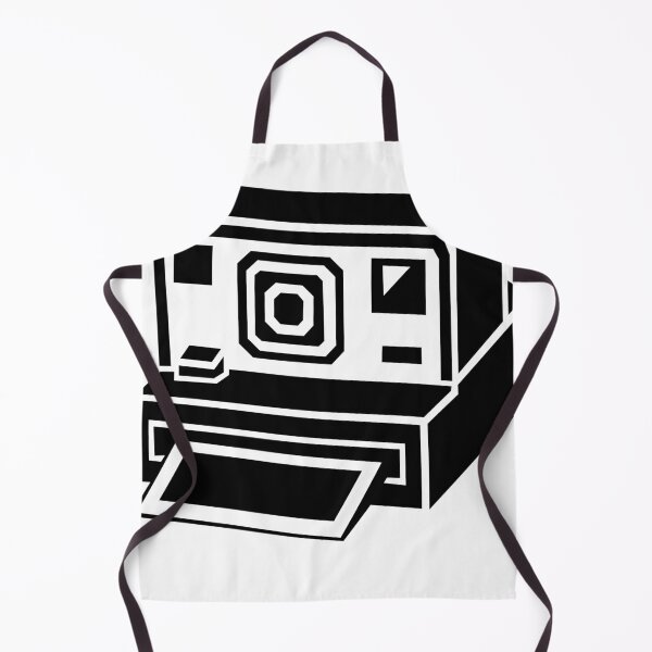 Item preview, Retro Instant Camera Geometric Black and White Design designed and sold by matybrak.