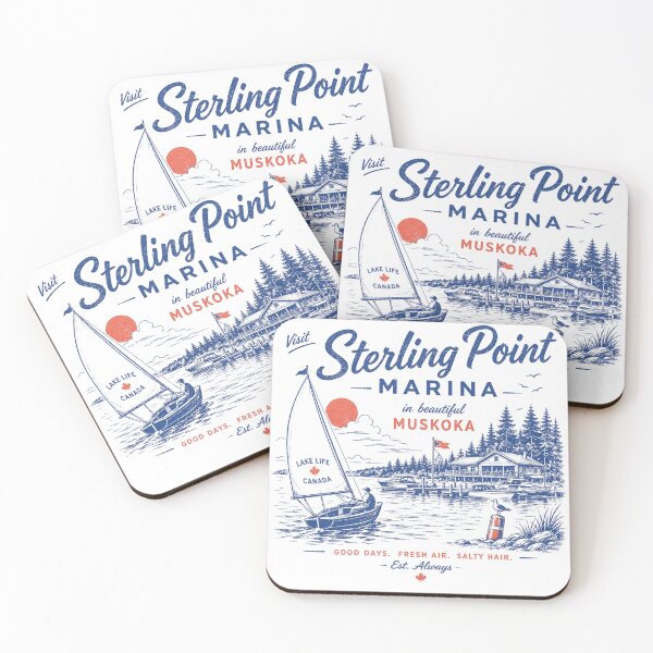 Item preview, Sterling Point Marina Muskoka Vintage Lake Life designed and sold by reader of books.