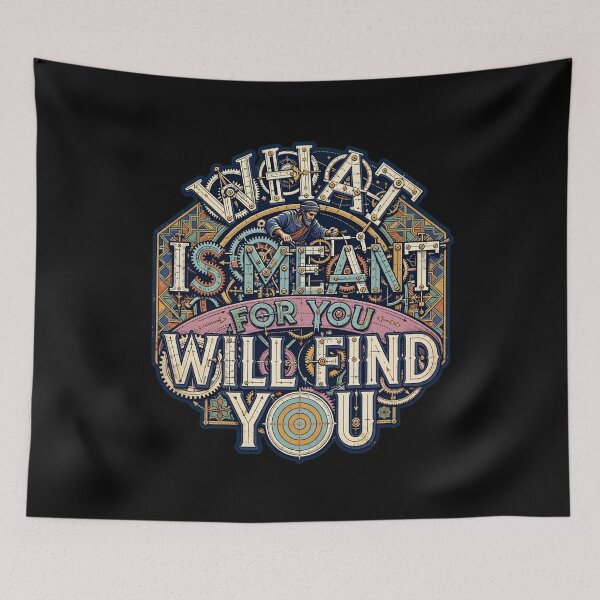 Item preview, What's Meant for You Will Find You, Inspirational Quote, Life Wisdom, Destiny Saying, Trust the Journey, Patience Quote, Motivational Wisdom, Positive Mindset designed and sold by Typologystudios.
