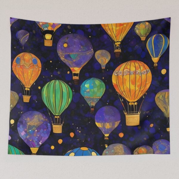 Item preview, Hot Air Balloons designed and sold by TheDarkWardrobe.