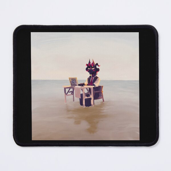 Item preview, Surreal Creature at Desk in Water designed and sold by Fibi-studio.