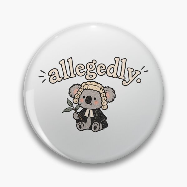 Item preview, Allegedly Cute Koala Judge Funny Australian Koala Lawyer designed and sold by Yellowriversss.