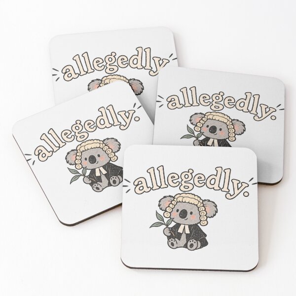 Item preview, Allegedly Cute Koala Judge Funny Australian Koala Lawyer designed and sold by Yellowriversss.
