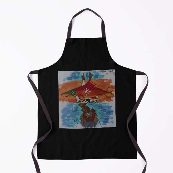 Item preview, Colorful Abstract Fish Artwork designed and sold by Fibi-studio.