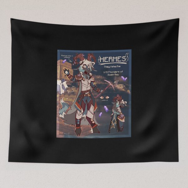 Item preview, Hermes Character Design - Amethyst Miner and Collector designed and sold by Fibi-studio.