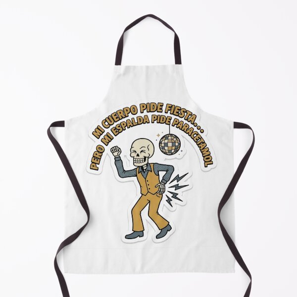 Item preview, My Body Wants to Party But My Back Needs Paracetamol - Skeleton Disco Humor designed and sold by LMDIGITAL6.