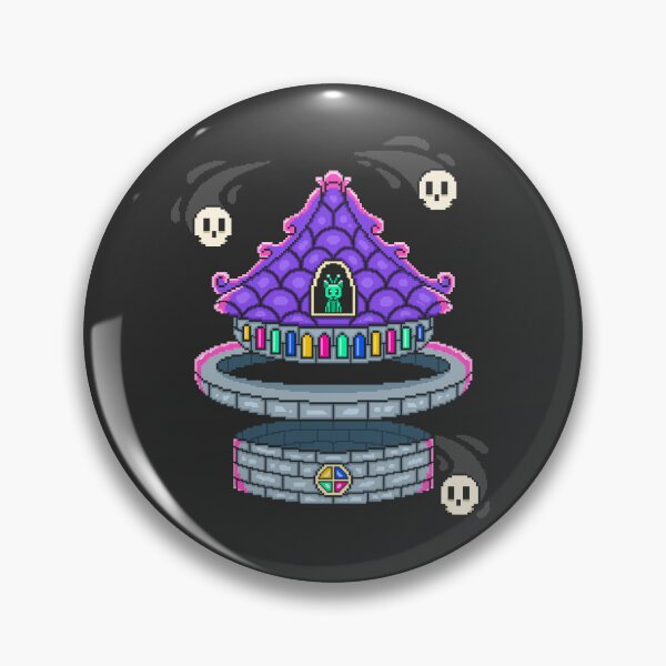 Item preview, Flying Castle - Pixel Art of Alien Cat and Skulls In Space  designed and sold by BuenoStudio.