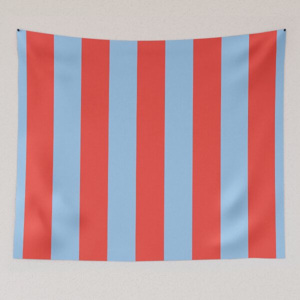 Item preview, Cabana stripe pattern in blue and red color designed and sold by RishabhArts1.