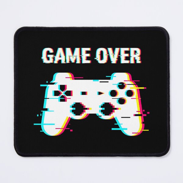 Item preview, Glitch Gamepad Game Over Aesthetic designed and sold by MarCinu Art.