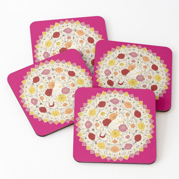 Item preview, Songbird Among Colorful Garden Roses designed and sold by Paolo-Bandal.